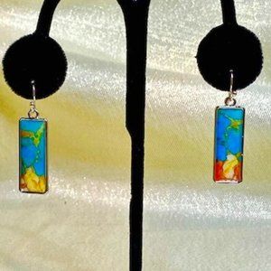 💖Fun Abstract Earrings Set in Sliver Plating /E115